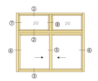 88系列推拉窗（A型）