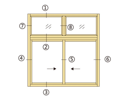 武汉88系列推拉窗（B型）