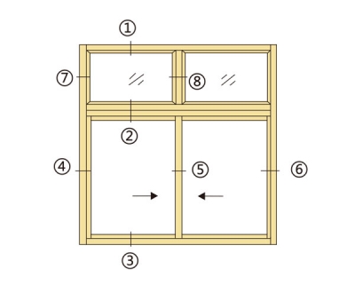 金华88系列推拉窗二（B型）